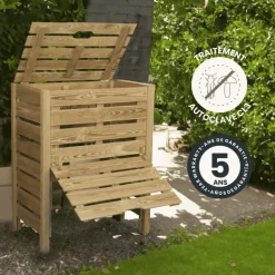 CERLAND - Composteur avec trappes petit volume kale