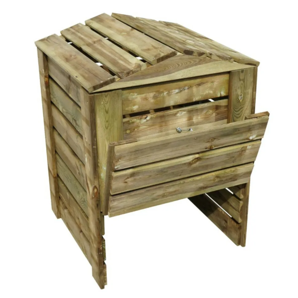 CERLAND - Composteur avec trappes - cabane