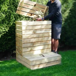 CERLAND - Composteur bois 320l alto