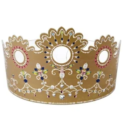 CHEVALIER DIFFUSION - 2 couronnes en carton pour galette des rois - cristal