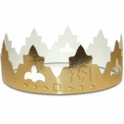 CHEVALIER DIFFUSION - 6 couronnes en carton pour galette des rois - classique