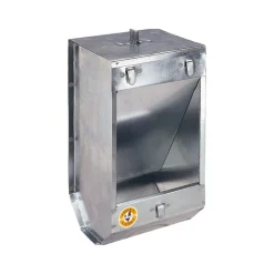 CHICK'A - Mangeoire pour lapin en métal, 1 compartiment