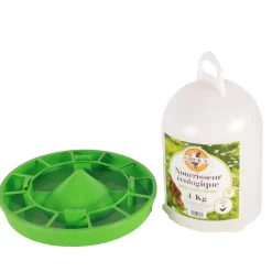 CHICK'A - Nourrisseur à trémie ligne verte 4 kg