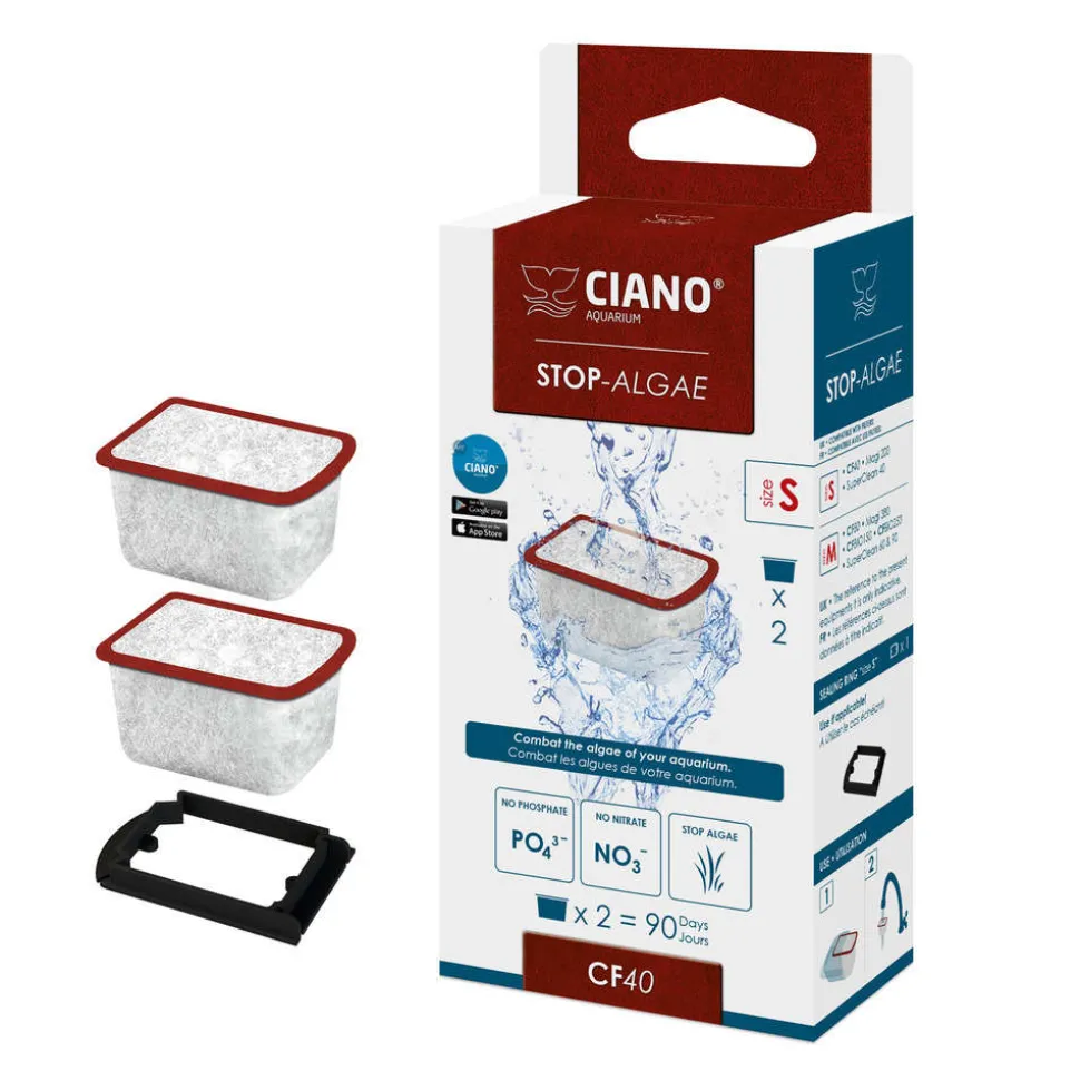 CIANO - Cartouches Stop-Algae x2: Taille S