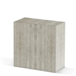 CIANO - Meuble pour aquarium Emotions Pro 80 gris Mystic 80.8 x 39.8 x 81.8 cm