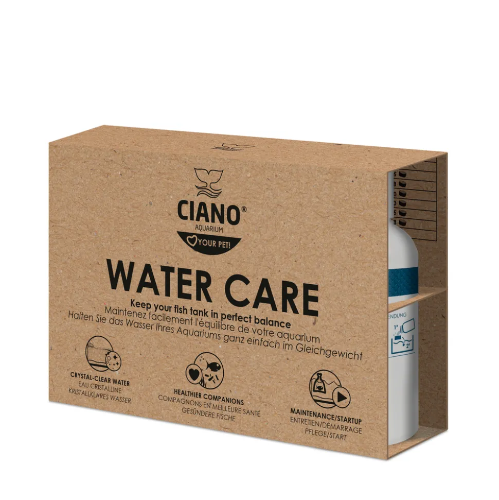 CIANO - Water care - Les indispensables, pack de 3 traitement pour aquarium