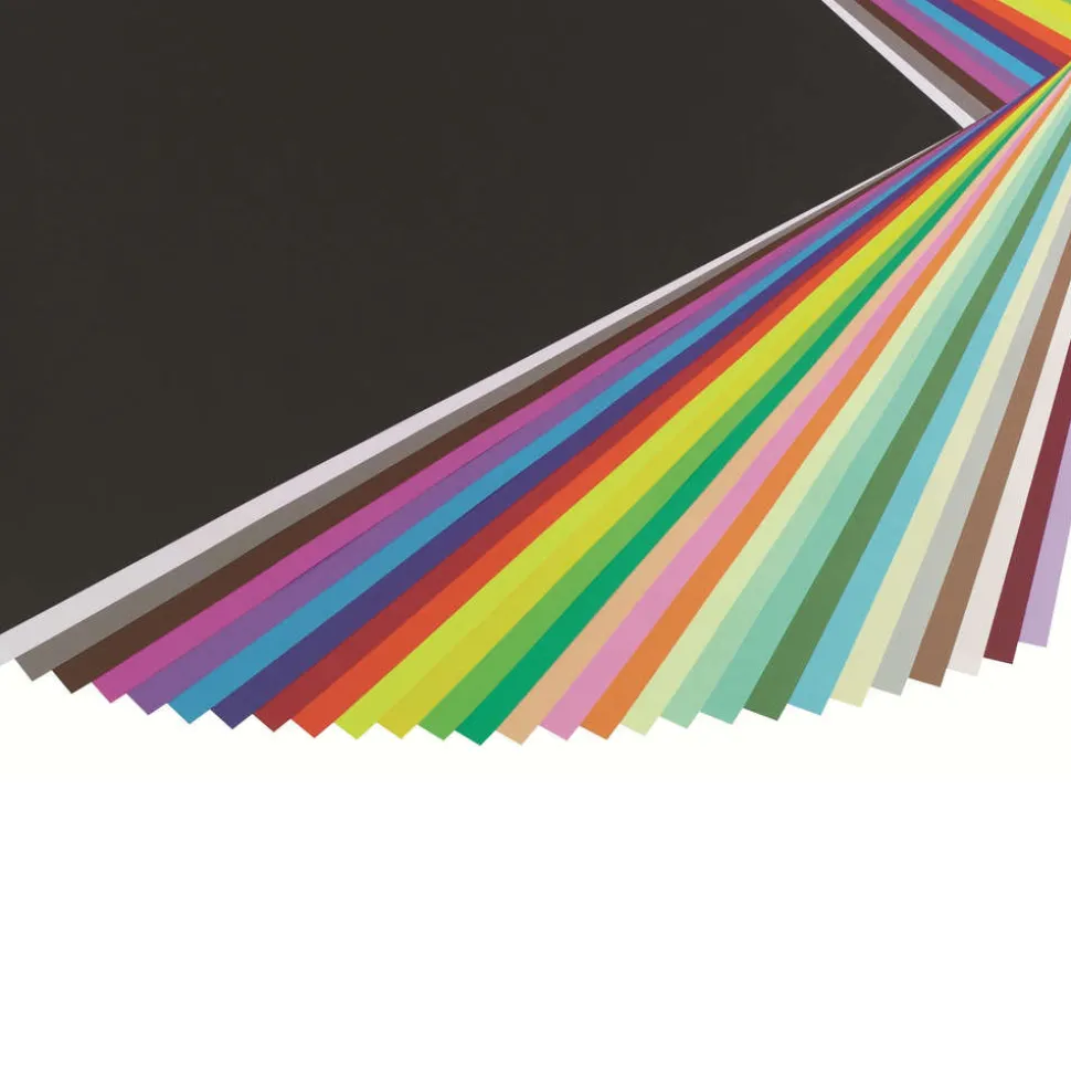 CLAIREFONTAINE - Feuille de couleur Maya (270g) 50x70 cm - Bleu