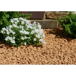 CLASSGARDEN - Gravier jaune saumon 10-15 pack de 5 m² - 40 sacs - 800 kg