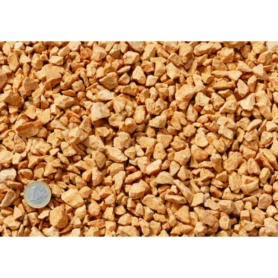 CLASSGARDEN - Gravier jaune saumon 10-15 pack de 5 m² - 20 sacs - 400 kg