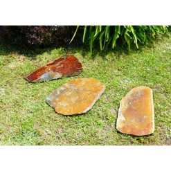CLASSGARDEN - Pas japonais corten irrégulier - pack de 14 pièces