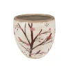 CLAYRE & EEF - Pot de fleurs d'intérieur beige et marron en céramique14x13cm