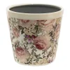CLAYRE & EEF - Pot de fleurs en céramique jardin anglais 15x14cm