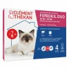 CLEMENT THÉKAN - Fiprokil duo chat 4 kg - clement thekan 4 pipettes