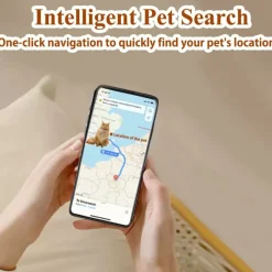 Collier gps bluetooth étanche, intelligent et anti - perte à longue distance pour chats et chiens