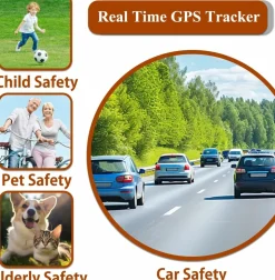 Collier gps bluetooth étanche, intelligent et anti - perte à longue distance pour chats et chiens