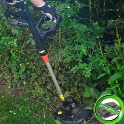 CONSTRUCTOR - Coupe bordures 20v max sans batterie - manche téléscopique - constructor