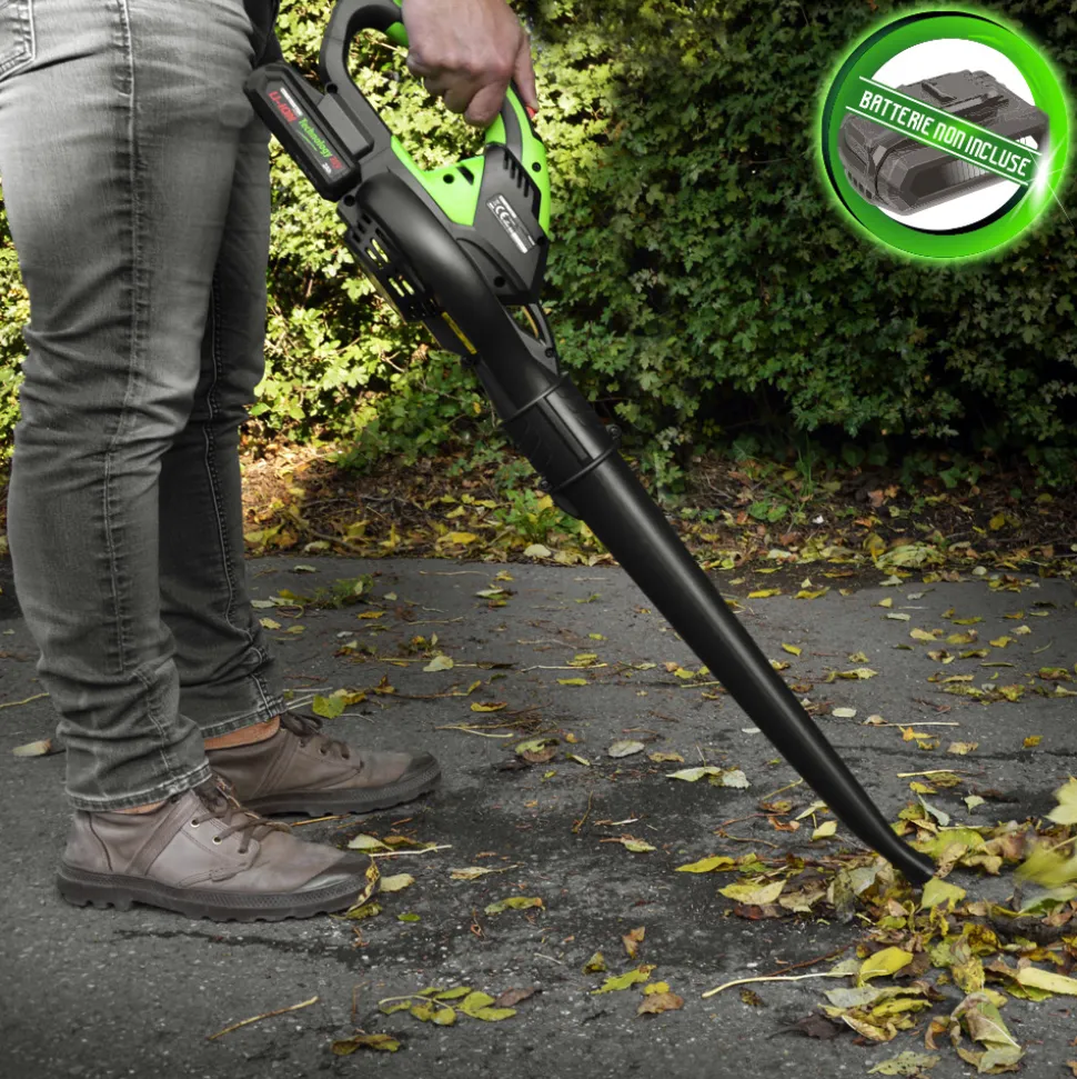 CONSTRUCTOR - Souffleur sur batterie 20 v max, 200 km/h, 12500 t/min (sans batterie)