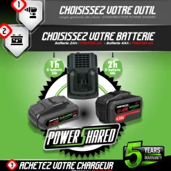 CONSTRUCTOR - Taille haies 20v max sans batterie - lame 55cm - capacité de coupe 16mm - const