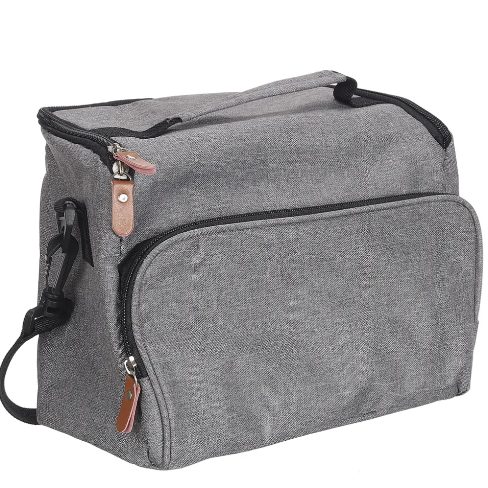COOK CONCEPT - Lunch bag gris zippé 25,4x20,3x12,7cm