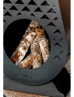 COOK KING - Cheminée d'extérieur en acier avangardo 50x33x108cm