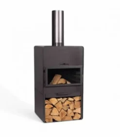 COOKKING - Cheminée d'extérieur vento avec vitre trempée,cookking, 111565