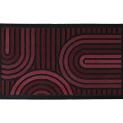 CORYL - Tapis Swing arcs brun 76x46cm