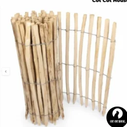 COT COT HOUSE - Clôture ganivelle châtaignier fabriquée en france 1,20m x 10m
