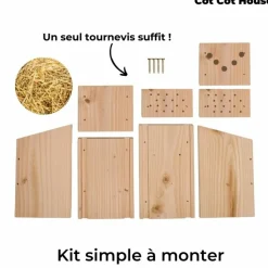COT COT HOUSE - Hôtel à insectes en kit pour auxiliaires