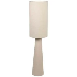 COTE TABLE - Lampadaire crème coton 30x130cm