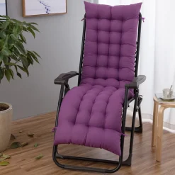Coussin de chaise inclinable confortable, violet, 48*165cm