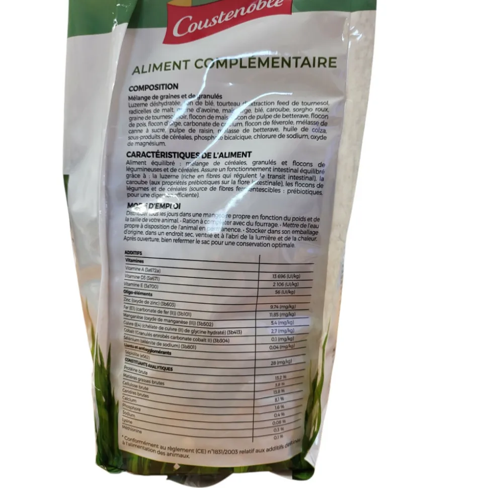 COUSTENOBLE - Mélange lapin nain equilibre sac 3 kg