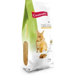 COUSTENOBLE - Mélange lapin nain equilibre sac 3 kg