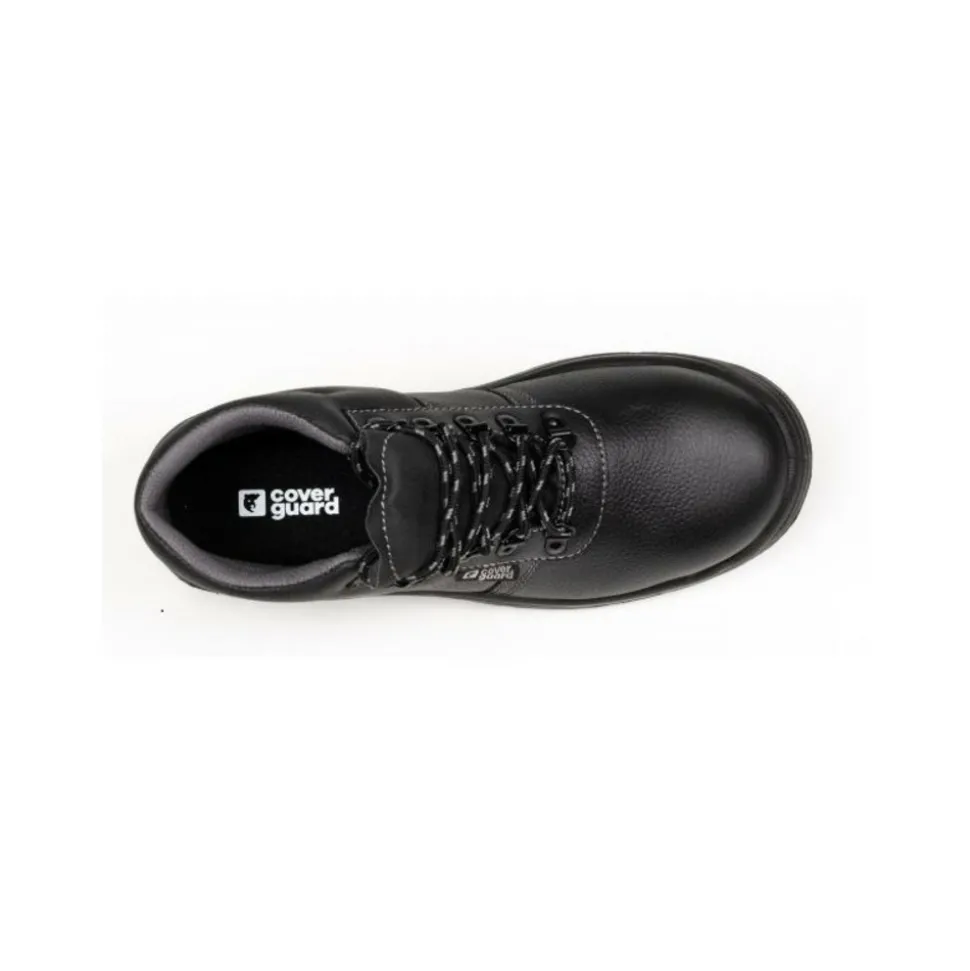 COVERGUARD - Chaussures de sécurité hautes en cuir pleine fleur agate ii s3 src noir p40 coverguard 9agh010040