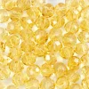 CREOTIME - 45 perles à facettes rondes ø 4 mm - jaune