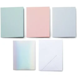 CRICUT - 8 cartes adhésives et enveloppes pastel - cricut