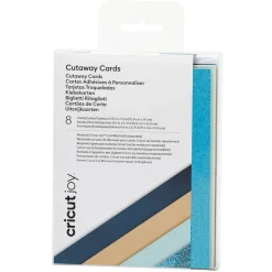 CRICUT - 8 cartes adhésives et enveloppes marine - cricut