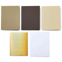 CRICUT - 8 cartes adhésives et enveloppes café / chocolat - cricut