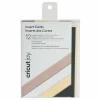 CRICUT - 12 cartes et enveloppes taupe, blanc et crème cricut 13,9 x 10,7 cm