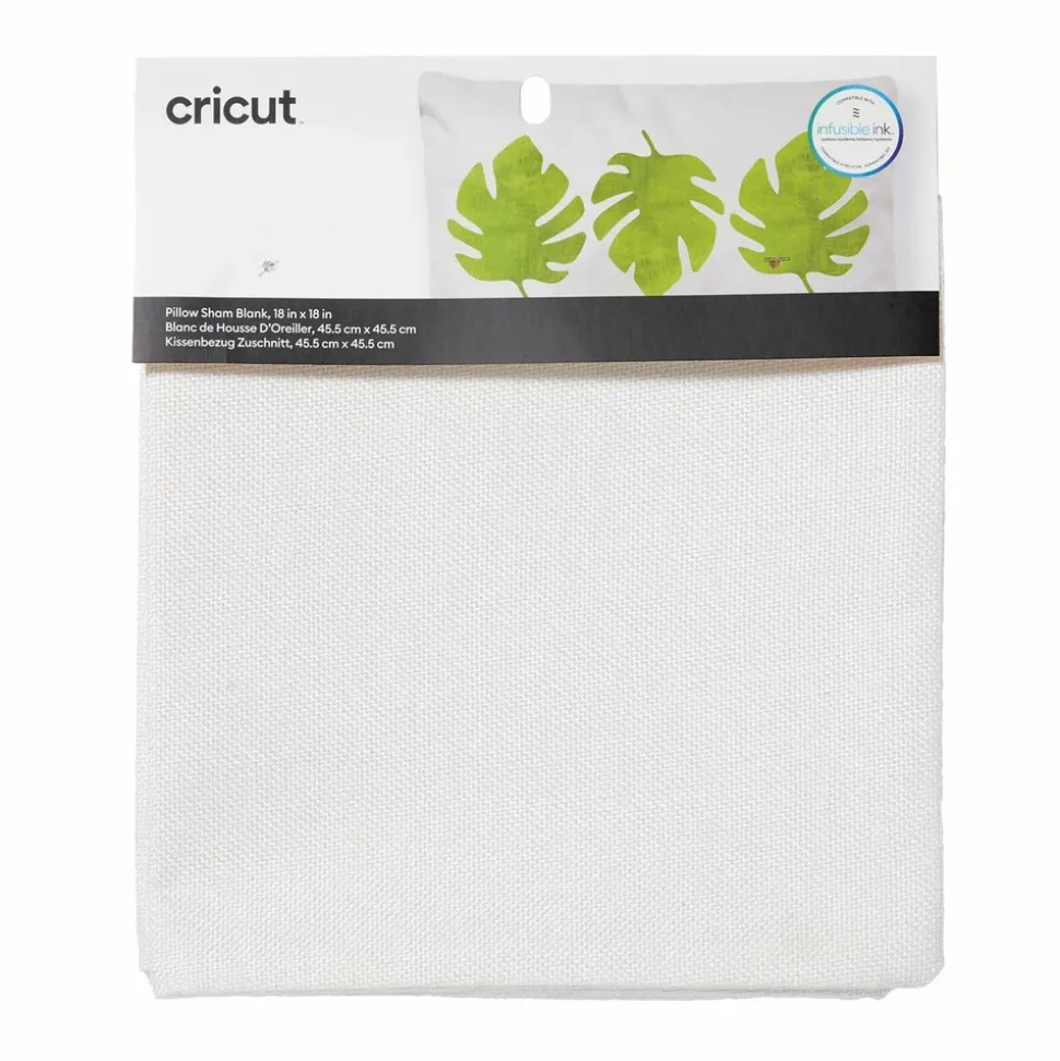 CRICUT - 2 housses de coussin cricut à customiser - 45,5 x 45,5 cm