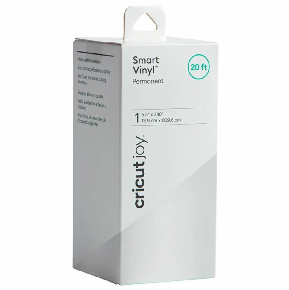 CRICUT - Vinyle permanent blanc 304,8 x 13,9 cm - cricut joy