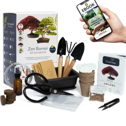 CULTIVEA - Cultivea kit bonsaï premium prêt à pousser