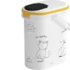 CURVER - Conteneur a croquettes pour chat 4 kg - 10l - le diner et servi