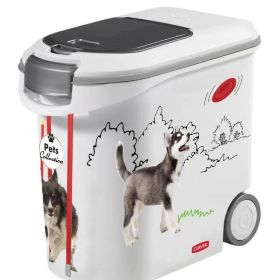 CURVER - Conteneur a croquettes - 35l/12 kg - pets collection - pour chien