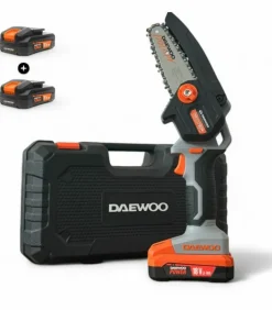 DAEWOO - Elagueuse sans fil 18v avec 2 batteries et chargeur, lame 8 cm - daewoo dalmch18-1 kitb