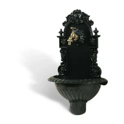 DÉCORATION D'AUTREFOIS - Fontaine de jardin aluminium vert - décoration d'autrefois