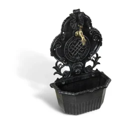 DÉCORATION D'AUTREFOIS - Fontaine de jardin aluminium gris - décoration d'autrefois