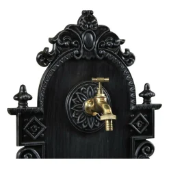 DÉCORATION D'AUTREFOIS - Fontaine de jardin aluminium gris - décoration d'autrefois