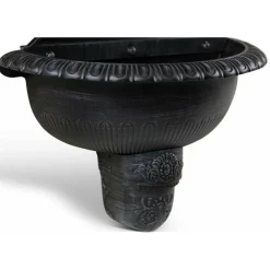 DÉCORATION D'AUTREFOIS - Fontaine de jardin aluminium gris - décoration d'autrefois