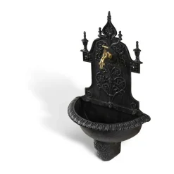 DÉCORATION D'AUTREFOIS - Fontaine de jardin aluminium gris - décoration d'autrefois