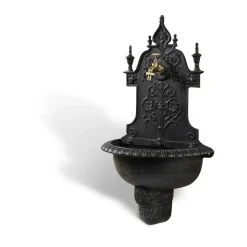 DÉCORATION D'AUTREFOIS - Fontaine de jardin aluminium gris - décoration d'autrefois